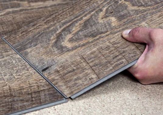 Quartz vinyl laminate.