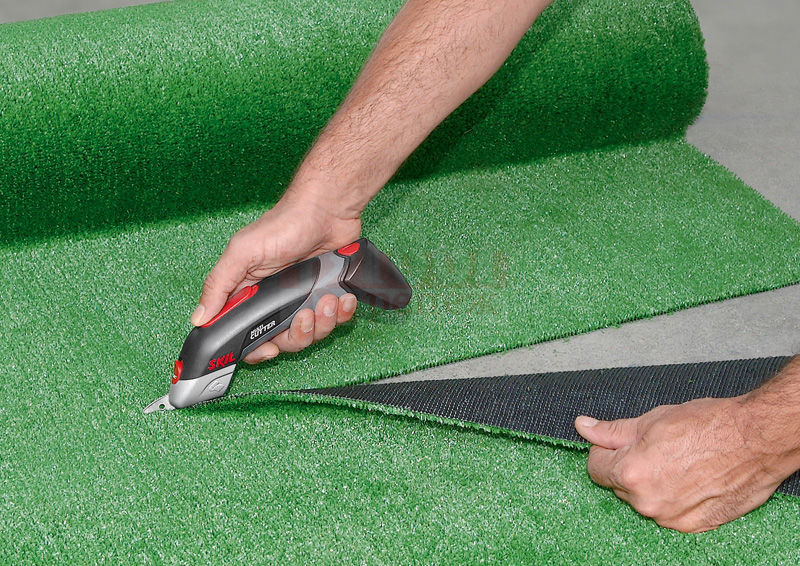 Electric carpet shears.