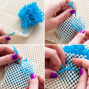 How to tie a pompom