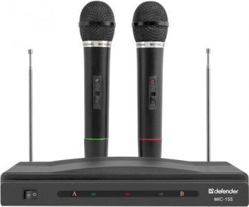 Wireless microphones for TV.