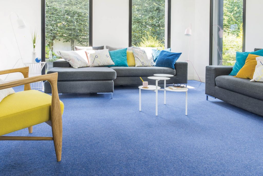 Carpet in the interior.