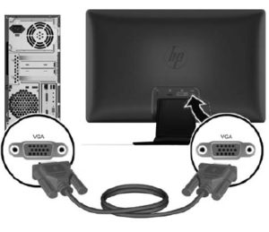 Connecting a monitor