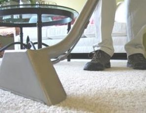 Joining carpet using an iron.