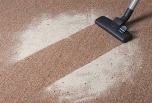 Dry carpet cleaning