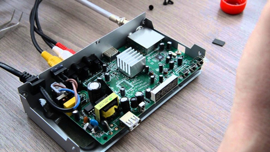 Disassembled receiver.