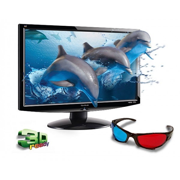 View 3D using glasses.