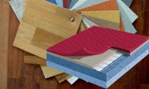 structure of heterogeneous linoleum