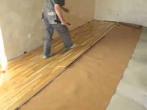 Methods for laying parquet boards