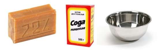 dishwashing detergent made from baking soda and soap