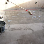 Preparing the floor for tiles