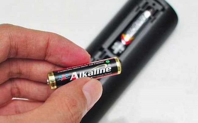 Change the batteries in the remote control