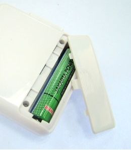 Change the batteries in the remote control