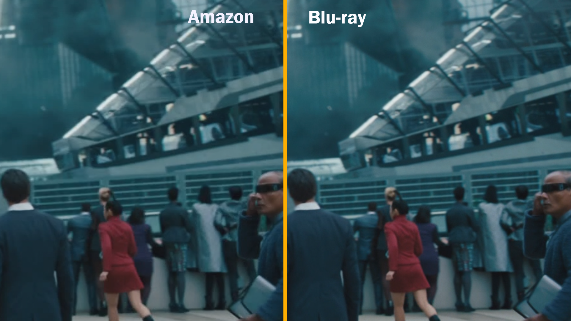 The difference between Blu-ray movies on TV