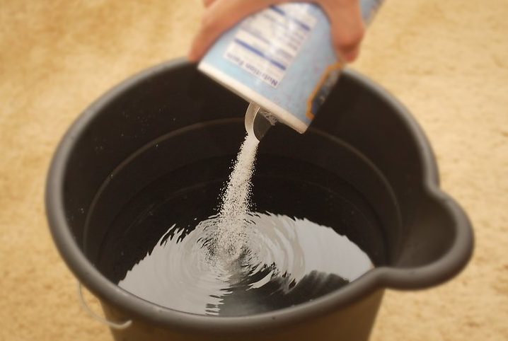 why wash the floor with salt