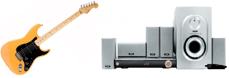 connecting guitar to speakers