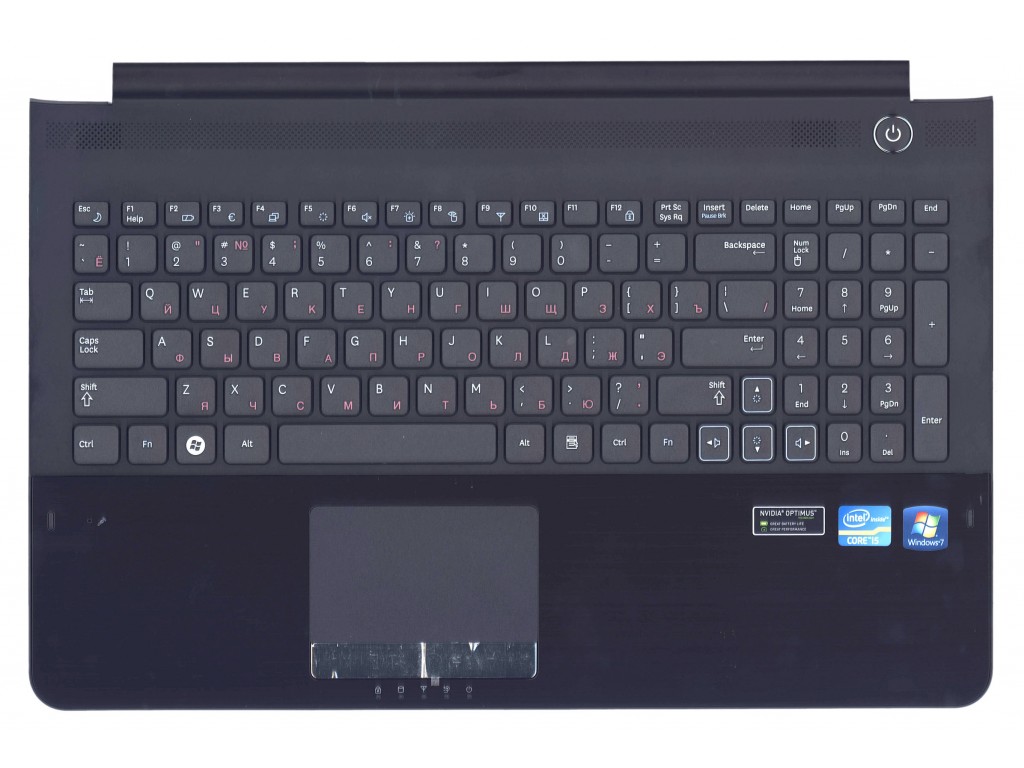 Backspace location on laptop.