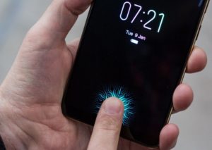 How does a fingerprint scanner work on a smartphone? 