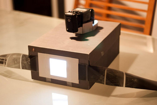 Homemade scanner out of the box.