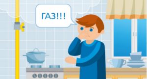 What is the danger of operating a gas stove with the window closed?