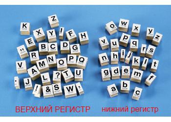 Upper and lower case