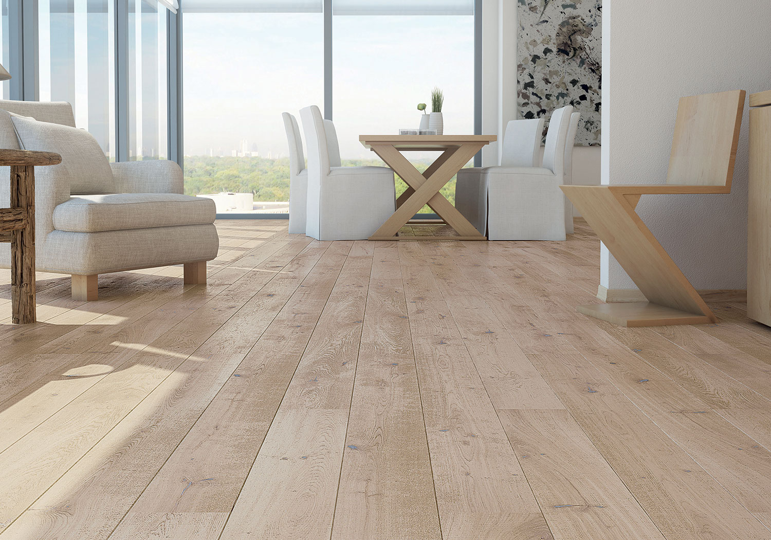 parquet board indoors