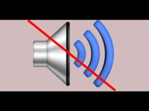 No sound on the tablet