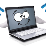 The laptop provides Wi-Fi.