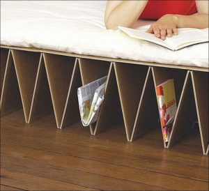 make a cardboard folding bed with your own hands
