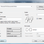 How to print A3 format on an A4 printer