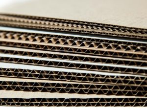 Making a lamp from corrugated cardboard