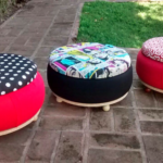 Economical: we make beautiful ottomans from old tires
