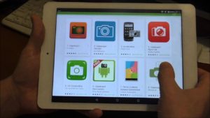 Taking a screenshot on an IOS tablet