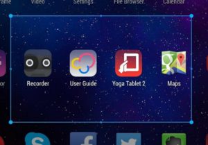 How to take a screenshot on a WP tablet