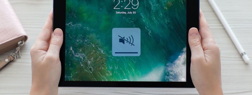 No sound on the tablet