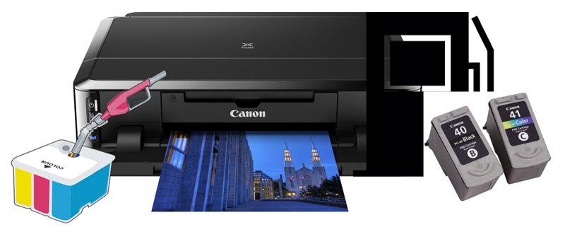 With intensive printing, cartridge consumption increases.