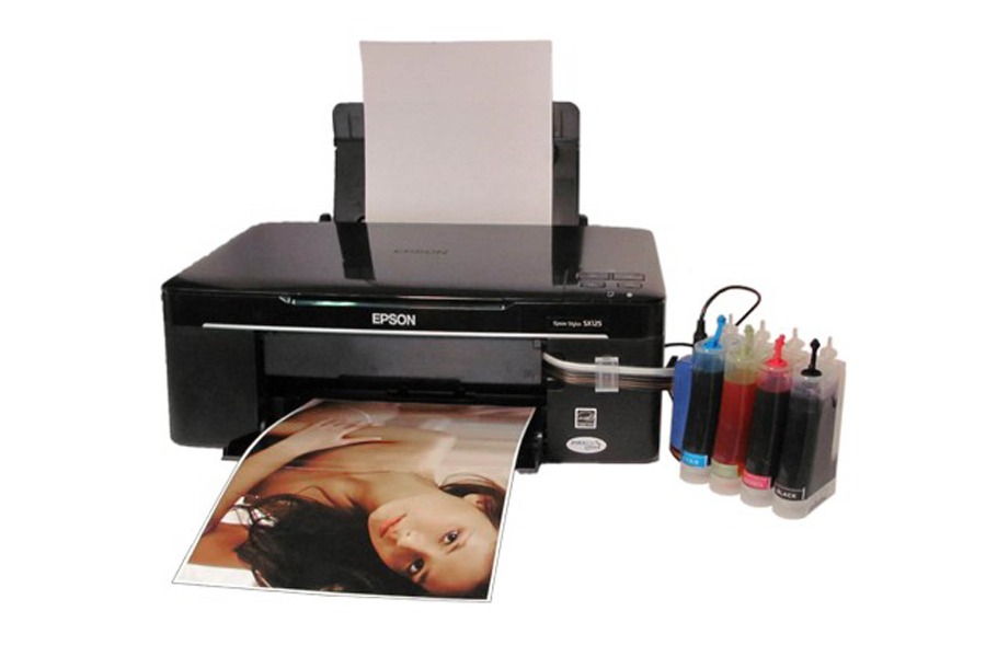 Photos on a printer with CISS.