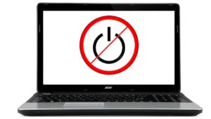 Laptop won't turn off
