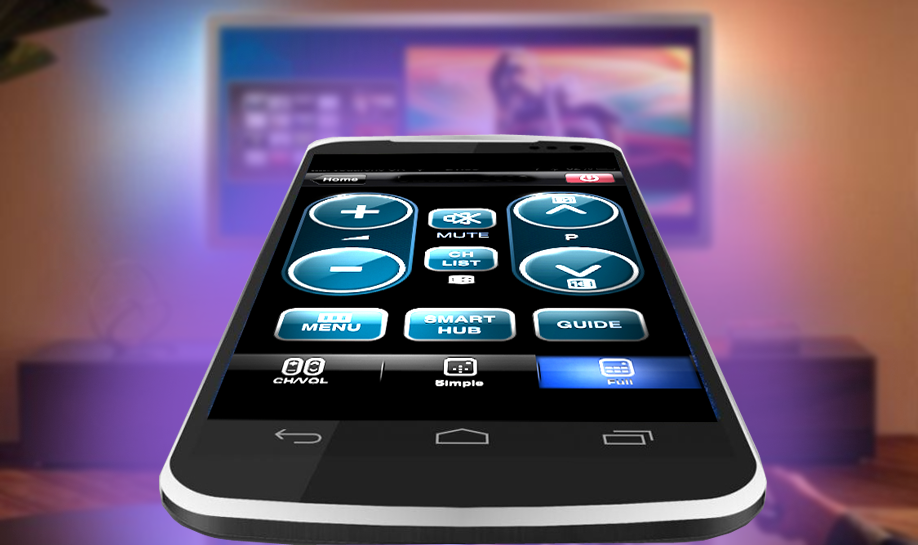 The tablet is like a universal remote control.