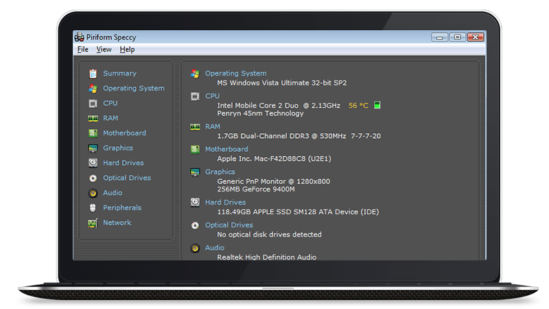 Find out what processor is on the laptop