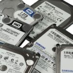 Different hard drives.