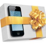 give a phone in an original way