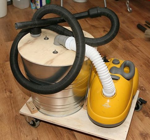 Homemade water filter.