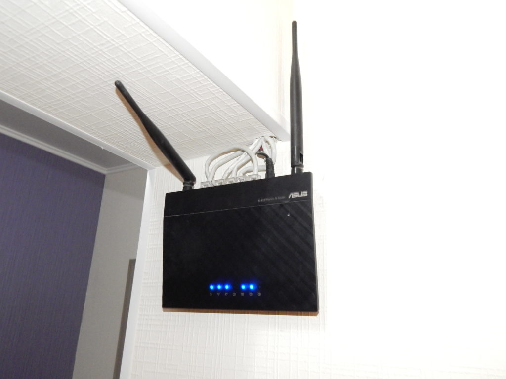 Place for a router.