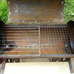 Smokehouse from a gas cylinder.