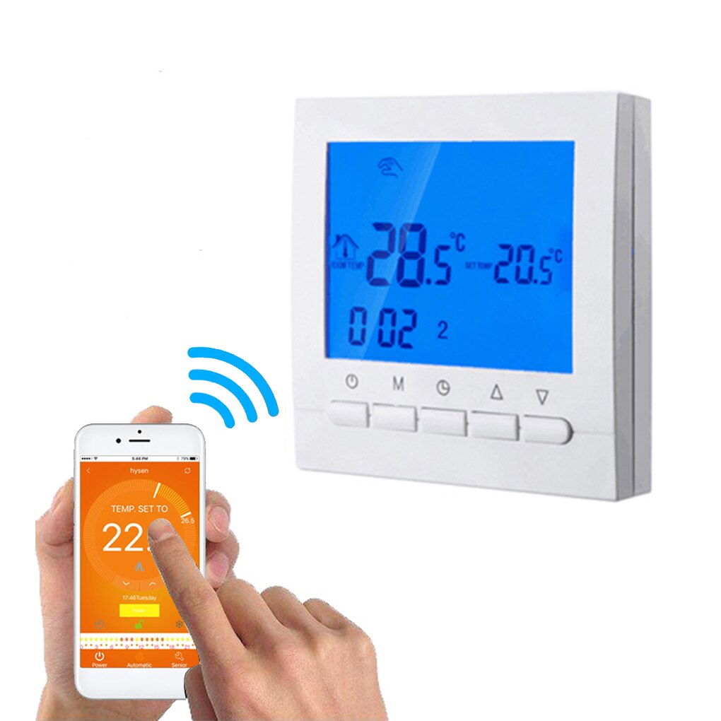 Wi-Fi thermostat.