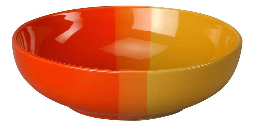 orange plates