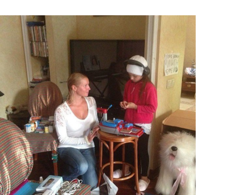 a mess in the apartment of the stars