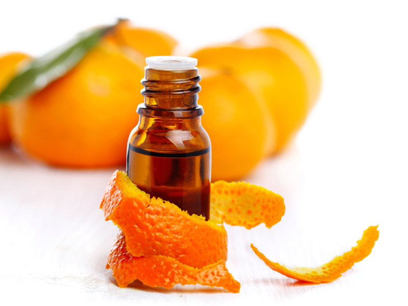 An excellent remedy for moths - tangerine peel