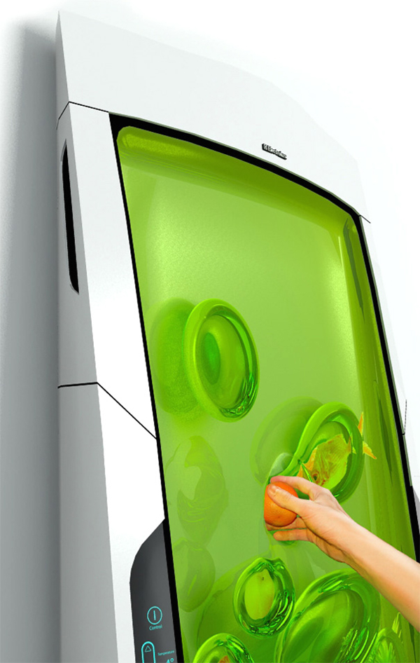 Refrigerator made of biogel.
