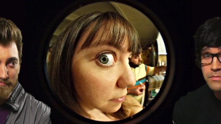 Who invented the door peephole and why?